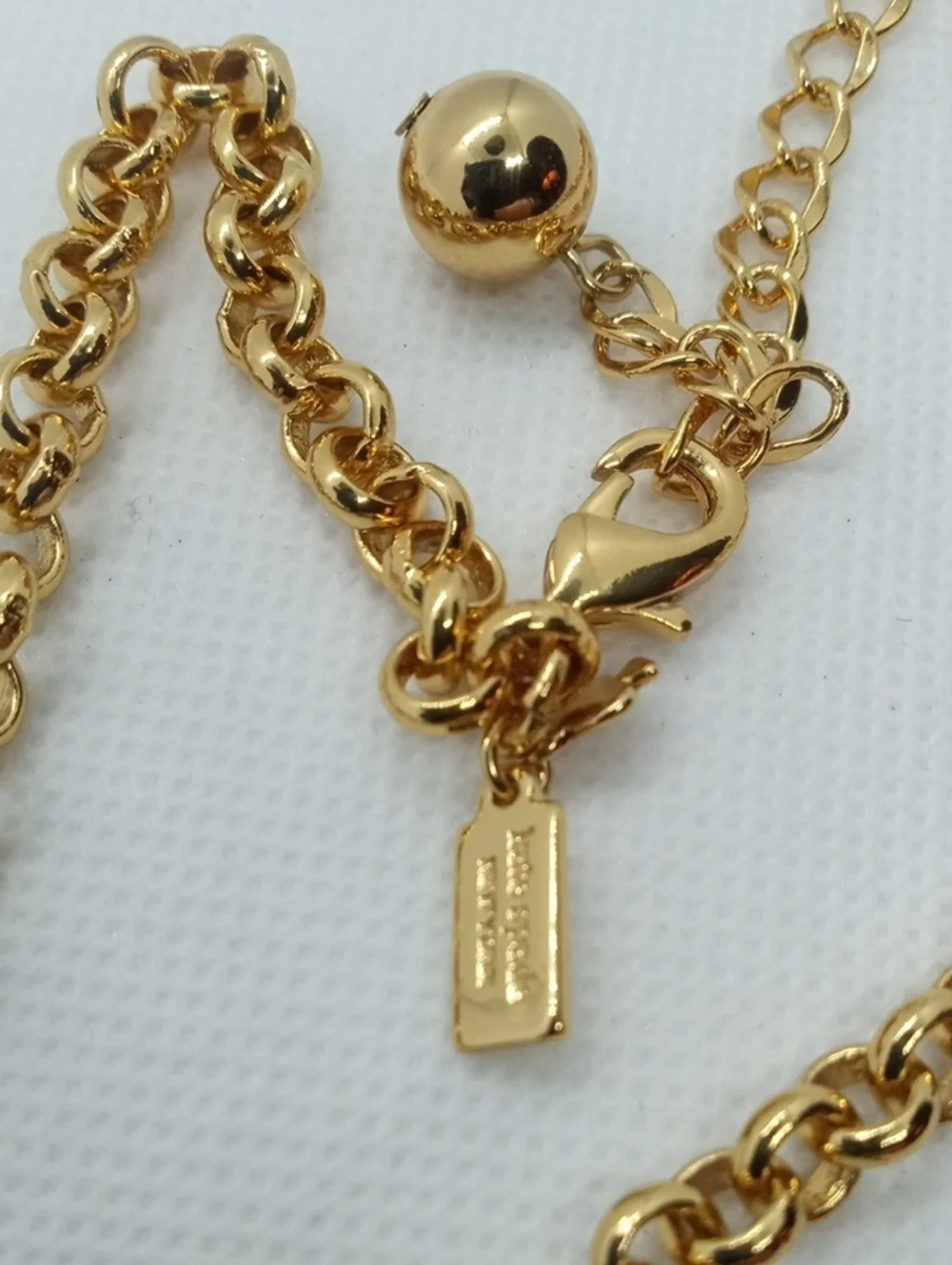 KATE SPADE SQUARES AWAY NECKLACE